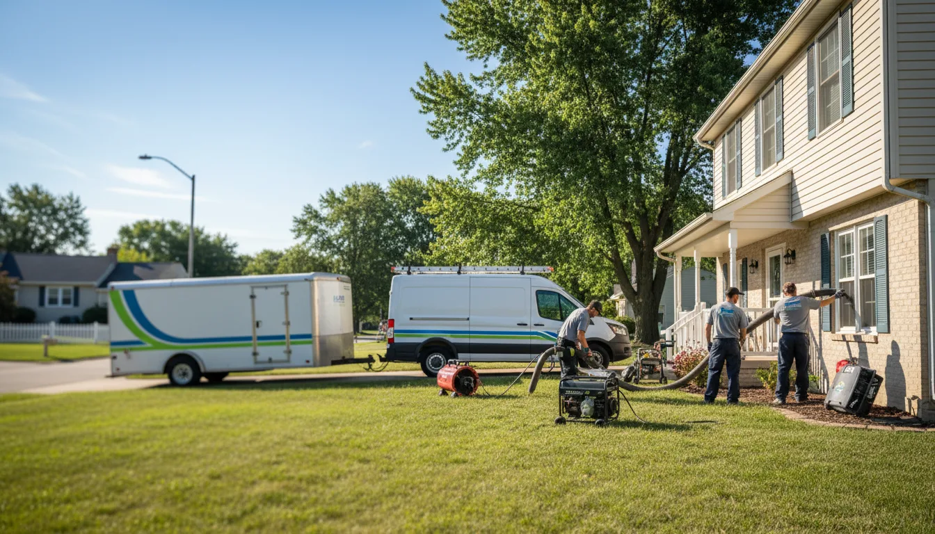 Flooded Basement Restoration And Cleanup With Repair in Defiance, IA near me